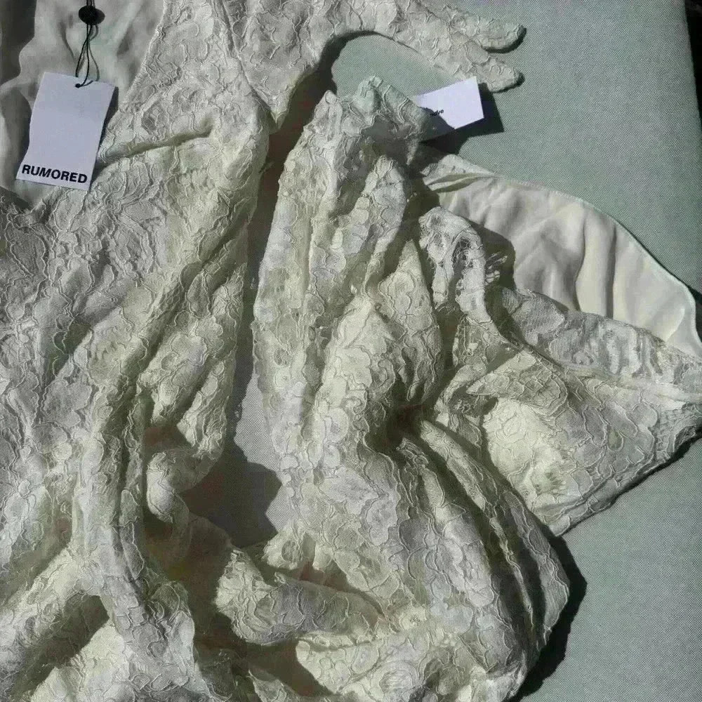 NWT Rumored Dakota Maxi Mini Dress Lace Short Sleeve Size S - Picture 5 of 5